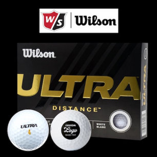 12 x Wilson Ultra 500 Custom Logo Golf Balls