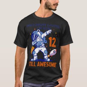 12 Year Old Astronaut Space Planet 12th Birthday T T-Shirt