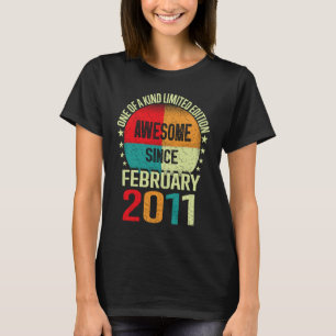 12 Year Old Awesome Since February 2011 Birthday T-Shirt