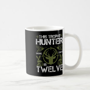 12 Year Old Birthday Hunting Duck Deer Hunter 12th Coffee Mug