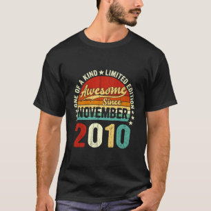 12 Year Old Boys Girls Vintage November 2010 12Th  T-Shirt