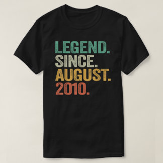 12 Year Old Gift 12th Birthday Boy Legend Since Au T-Shirt