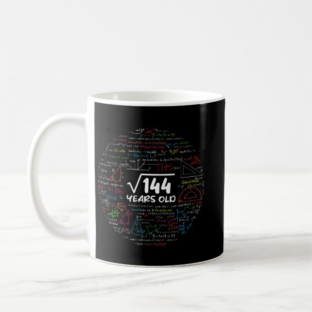 12 Year Old Gift Boys Girls Teenager 12th Birthday Coffee Mug (Left)