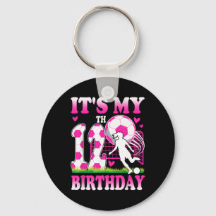 12 Year Old Girl Birthday Soccer Themed Party 12th Key Ring