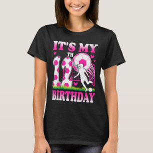12 Year Old Girl Birthday Soccer Themed Party 12th T-Shirt