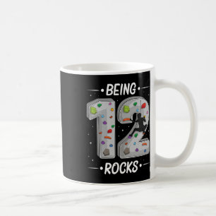 12 Year Old Rock Climbing 12th Birthday Adventures Coffee Mug