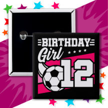 12 Year Old Soccer Football 12th Birthday Girl