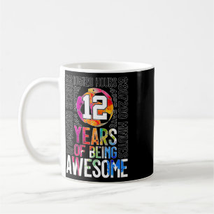12 Years Of Being Awesome Soccer 12th Birthday _1 Coffee Mug