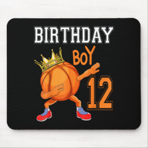 12 Years Old 12th Birthday Basball Boy Mouse Pad