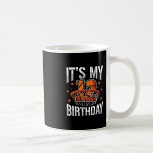 12 Years Old 12th Birthday Sketll Party Boys Kids Coffee Mug
