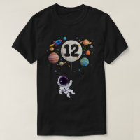 12 Years Old Birthday Astronaut 12th Birthday