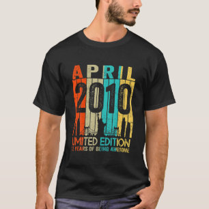 12 Years Old Birthday Vintage April 2010 Limited E T-Shirt