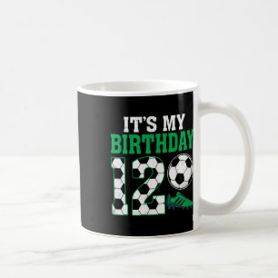 12 Years Old Soccer Player It's My 12th Birthday  Coffee Mug