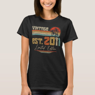 12 Years Old Vintage 2011  12th Birthday 1 T-Shirt