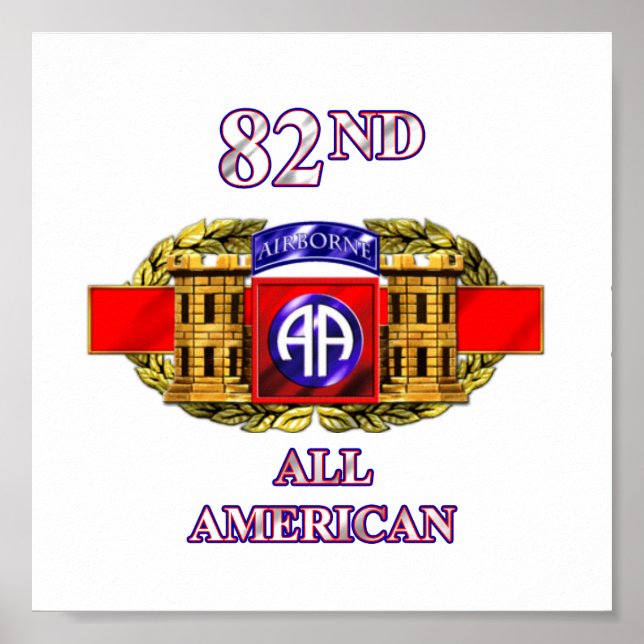 12B 82nd Airborne Division Poster (Front)