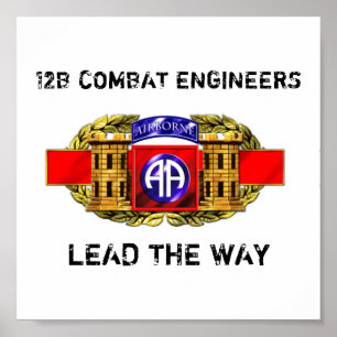 12B 82nd Airborne Division Poster