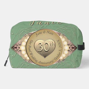 12th/30th Pearl Anniversary Print Cut Sew Bag