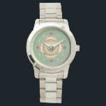 12th & 30th Pearl Anniversary Watch<br><div class="desc">So, it's their 30th or 12th anniversary and you'd like to honour it with a time piece? Then perhaps my ornate emblem with pearl graphics will be just the thing!</div>