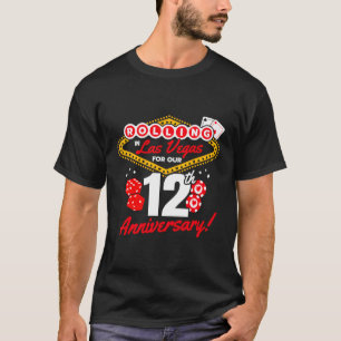 12Th Anniversary Vegas 12Th Wedding Anniversary La T-Shirt