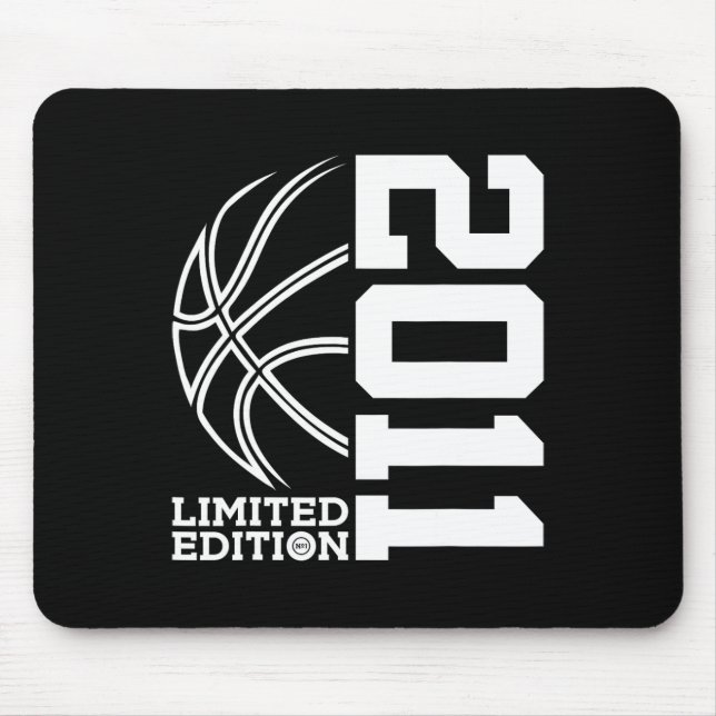 12th Birthday Basketball Limited Edition 2011  Mouse Pad (Front)