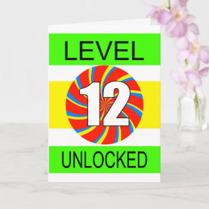 12th Birthday Computer Gamer Card