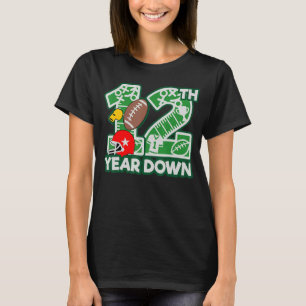 12th birthday football theme party 12 year old pa T-Shirt