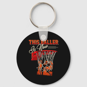 12th Birthday  For Boy Basketball 12 Years Old Kid Key Ring