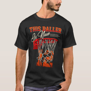 12th Birthday For Boy Bysketbyll 12 Years Old Kid  T-Shirt