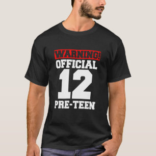 12th Birthday Funny Pre-Teen 12 Year Old T-Shirt
