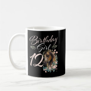 12th Birthday Girl Horse Lover 12 Years Old Bday T Coffee Mug