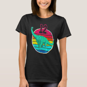 12th Birthday I Brachiosaurus Diplodocus I Family T-Shirt