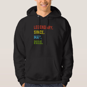 12th Birthday Legendary Since May 2010 12 Years O Hoodie