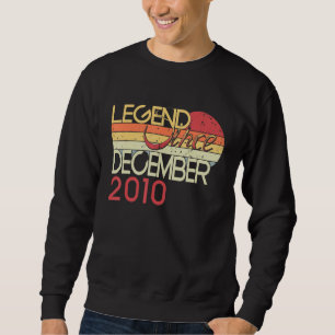 12th Birthday My 12 Years Old Legend Since Decembe Sweatshirt