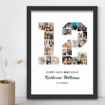 12th Birthday Number 12 Custom Photo Collage Poster<br><div class="desc">Celebrate your little child's milestone 12th birthday with this personalised number 12 photo collage poster. This customisable gift is a perfect way to display precious memories from your baby's first year. The poster features a collage of photos capturing those special moments, and it can be customised with your child's name...</div>