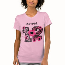 12th Birthday Pink Zebra Custom Name V025A4J2