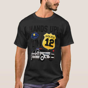 12th Birthday Policeman Boy Twelve Year Old Police T-Shirt