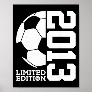 12th Birthday Soccer Limited Edition 2013 Poster
