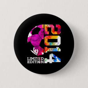 12th Birthday Soccer Limited Edition 2014 _1 6 Cm Round Badge