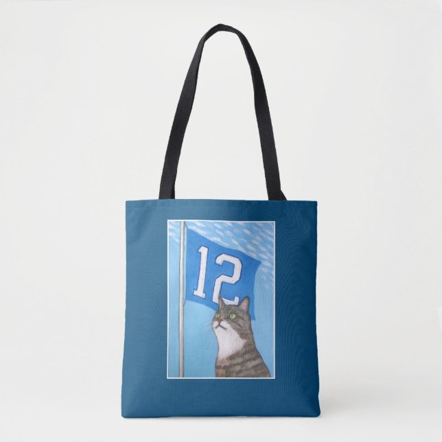 12th Flag (blue) Tote Bag (Front)
