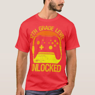 12th grade level unlocked back to school video gam T-Shirt