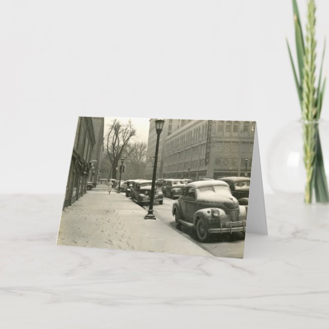 12th & K Streets, Sacramento, CA, 1942 Card (Front)