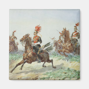 12th Royal Lancers (w/c over pencil heightened wit Magnet