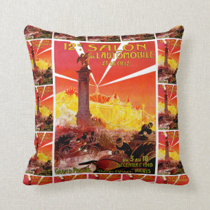 12th Salon de l'Automobile et du Cycle Cushion