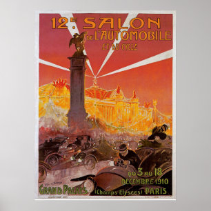 12th Salon de l'Automobile Poster