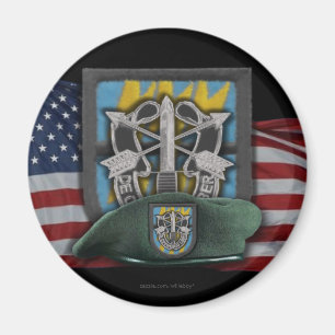 12th special forces flash vietnam vets magnet