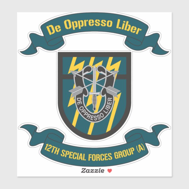 12th Special Forces Group (Airborne) 12th SFG (Sheet)