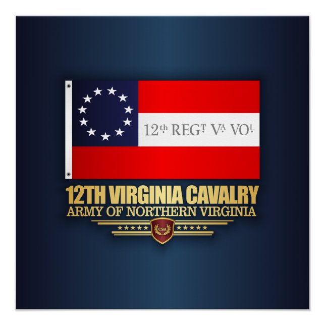 12th Virginia Cavalry (f10) Poster (Front)