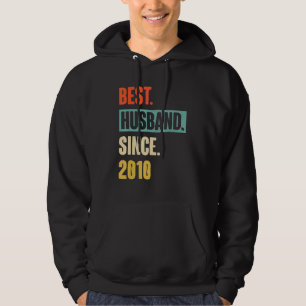 12th Wedding Aniversary  For Him Best Husband Sinc Hoodie