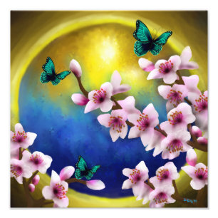 12x12 Spring in the Heavens Print