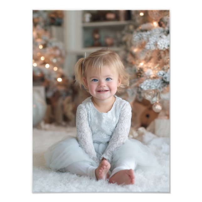 12x16 Family Holiday Photo Print (Front)